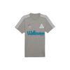 X Adidas Originals Wellness Series Graphic Short Sleeve Tee With Striped Letter Logo Print Men Tops Gray HB1707