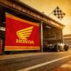 Motorcycle For HONDA Flag 120g Polyester Sublimation Print Durable Hanging Banner Home Decor Gift XK6