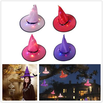 Adult Witch Hat Halloween Costume Head-wear Cosplay Party Props