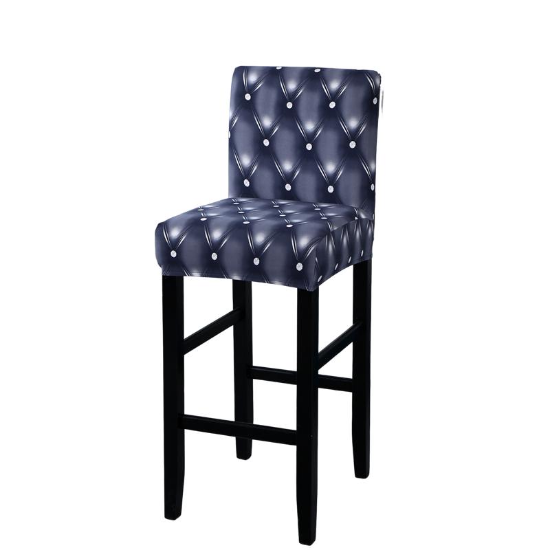 Stretch Bar Stool Covers Stretch Bar Stool Chair Covers, Counter Height Chairs Covers for Kitchen Dining Room Cafe Furniture