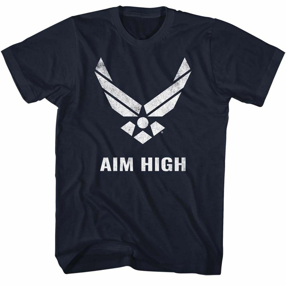 U.S. Air Force Aim High Navy Adult T-Shirt XXXXL