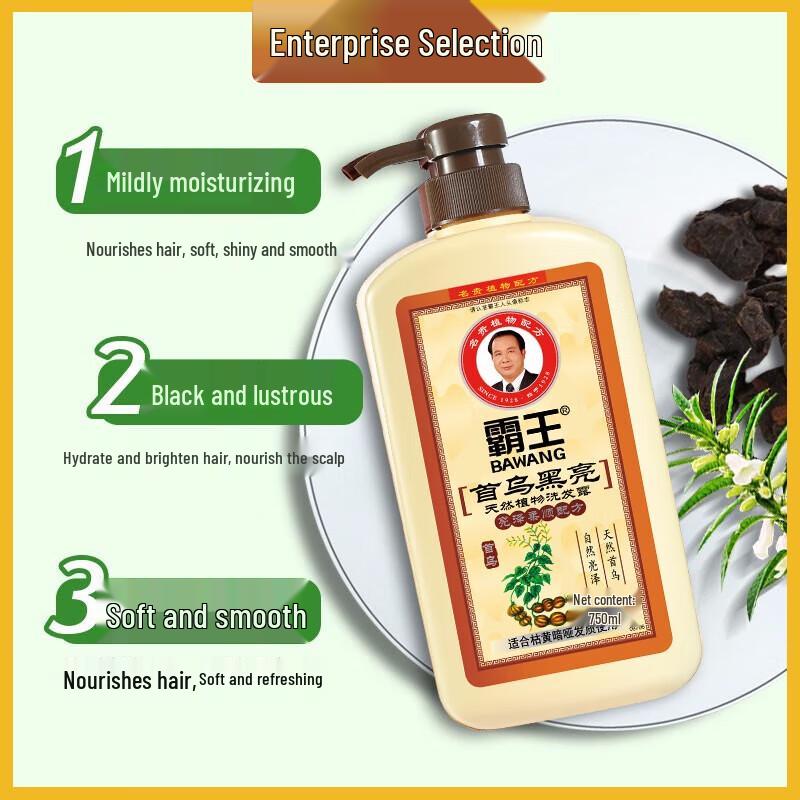 Bawang He Shou Wu Blackening & Brightening Shampoo