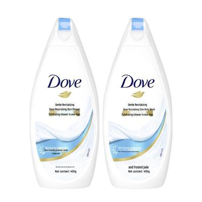 Dove Sanftes Peeling-Duschgel mit pflegender Wirkung – Doppelpackung
