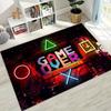 New Gamer Zone Game Controller Cartoon Playroom Rug for Bedroom Living Room Sofa Home Doormat Decor, Kid Non-slip Floor Mat