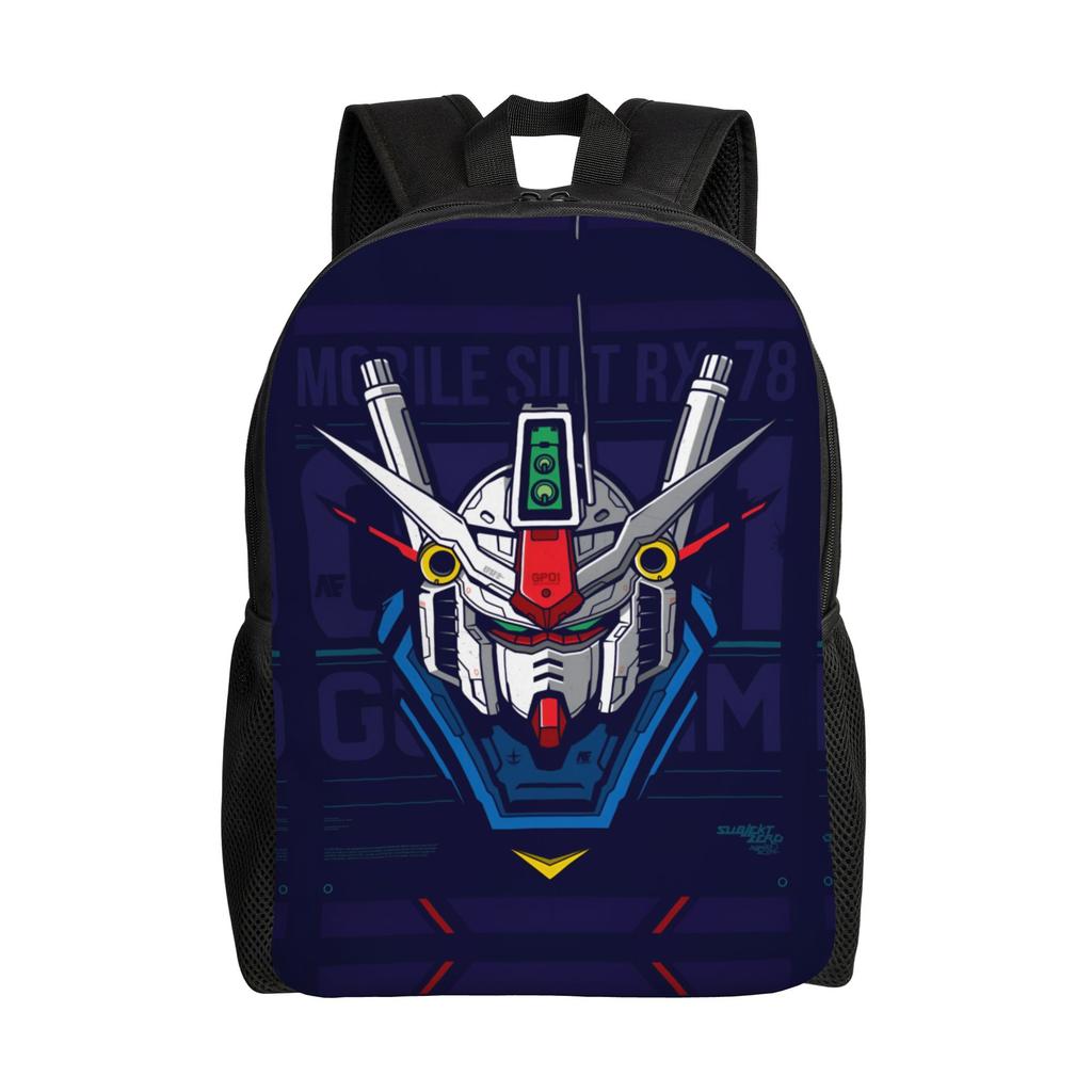 Personalized Gundams Backpacks Men Women Casual Bookbag for School College Anime Bags