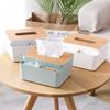 Desktop Tissue Box Holder for Facial Tissues and Napkins, Tabletop Dispenser