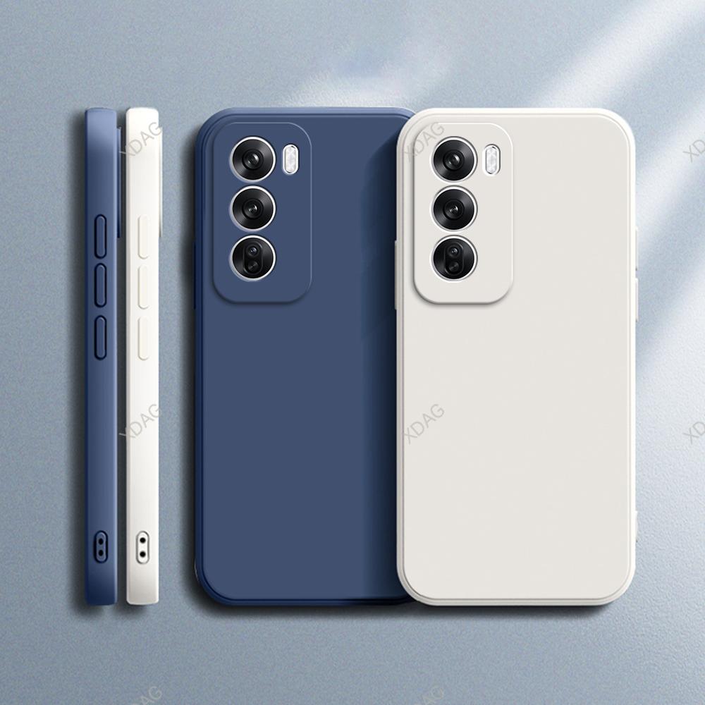 

Простой квадратный чехол для телефона OPPO Reno12 Reno 12 Pro 12Pro 5G 6.7 CPH2629 Shell Soft Liquid Silicone Back Cover Fundas