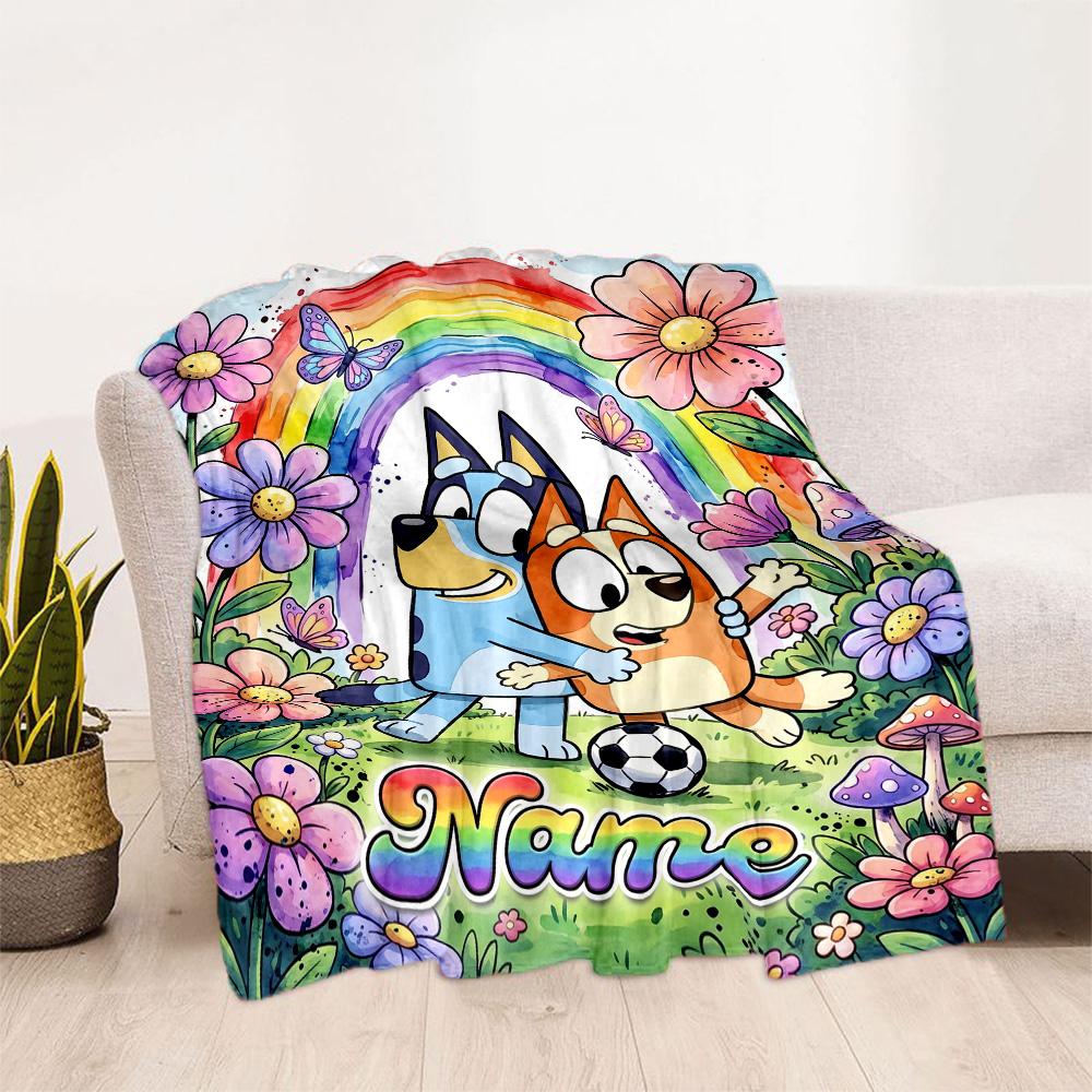 Halloween Treats Tricks Customize Text Blanket Throw Personalized Blanket Soft Warm Cozy Great for Bed Livingroom Living Room Office
