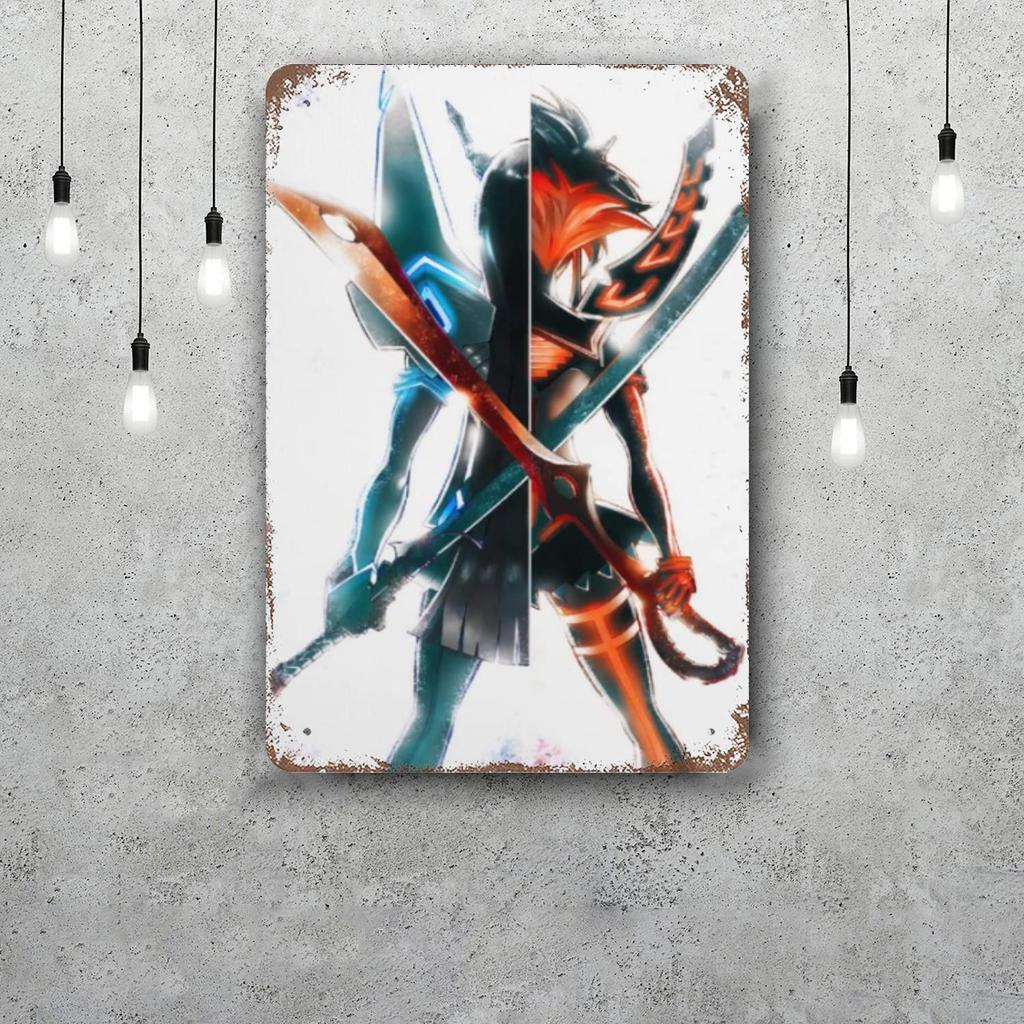 ryuko matoi Retro Vintage Tin Sign Poster Decorative Plaque Metal Plate Wall Decor