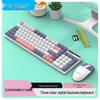 KM100 Viper Wired Keyboard & Mouse Set, 98-Key Color-Block, for Desktop, Laptop, Office & Business Use.