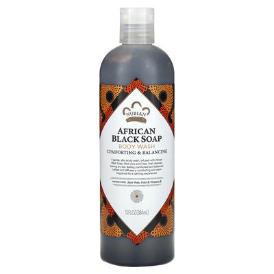 Jabón Negro Africano para el Cuerpo Nubian Heritage, 384ml (13 onzas líquidas) - 2 paquetes