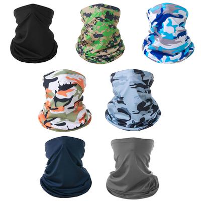 Summer Sports Bandana Buffs UV Sun Protection Camping Hiking Scarves Headwear Balaclava Men Women Neck Warmer Tube Scarf