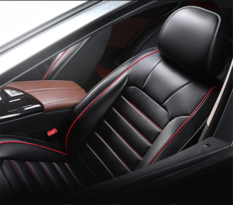 Deluxe Edition Pu Leather Car Seat Covers For KIA All Models Rio K2/3/4 Cerato Sportage Cars Cushion Auto...