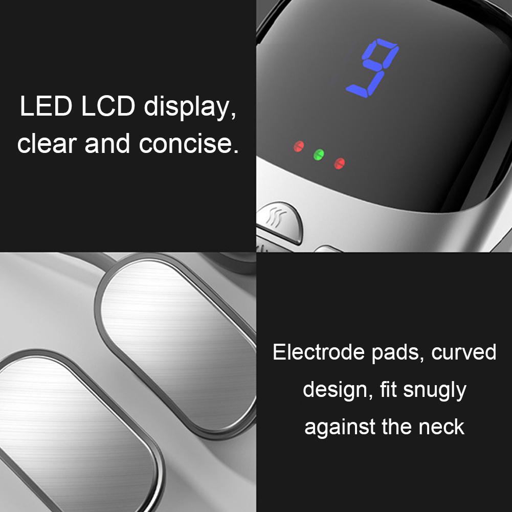 Mini Hanging Smart Cervical Spine Massager Portable Neck Protector Multiple Modes Pulse Hot Compress Care Relax Neck Shoulder