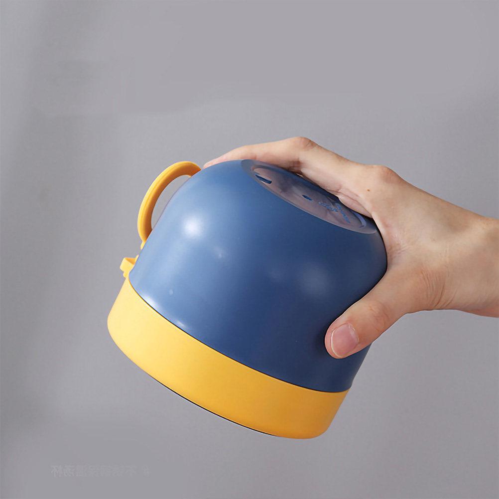 Portable Stainless Steel Breakfast Cup 450Ml Anti-Leak Oatmeal Container for Outdoor Travel Office Multi-Purpose Food Drink