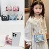 Pearl Transparent Handheld  Handbag Childhood Fun Stitching Shoulder Single
