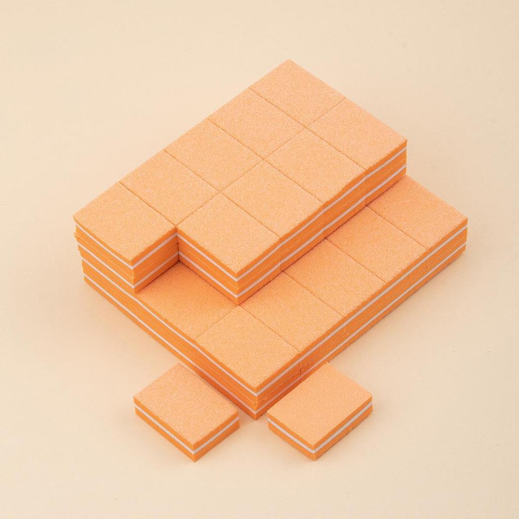 Colorful Mini Square Nail Art Sponge Polishing Blocks