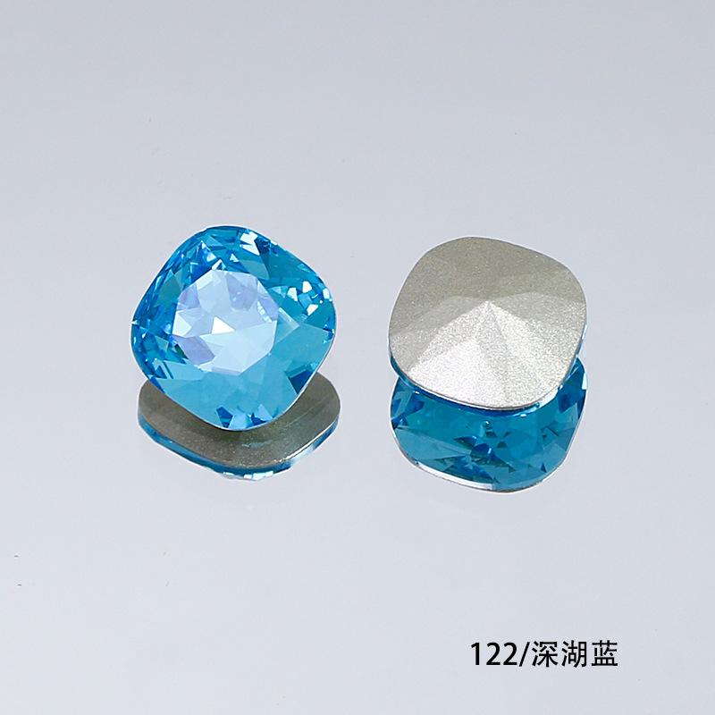 10Pcs Crystal K9 Glass Drill Tip Bottom Drill Fat Square Special-Shaped Nail Drill Clothing Accessories