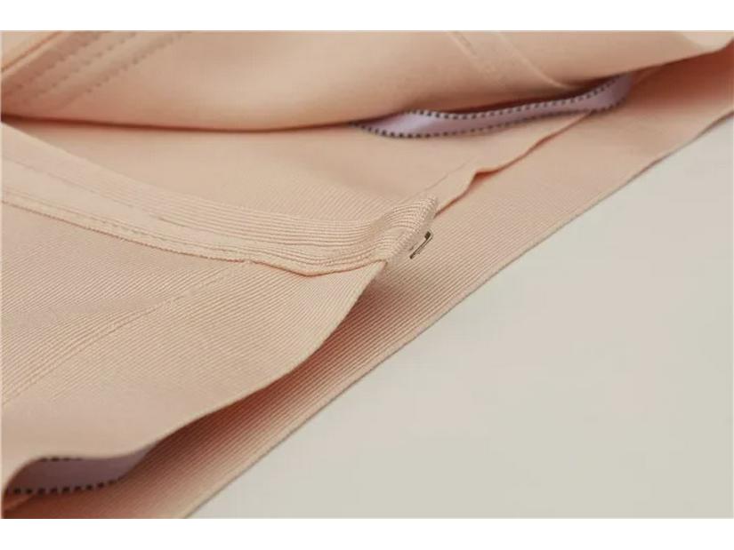 Fashionable High-Waist Elastic Bandage Skirt - Elegant Mid-Length Hip-Hugging Design