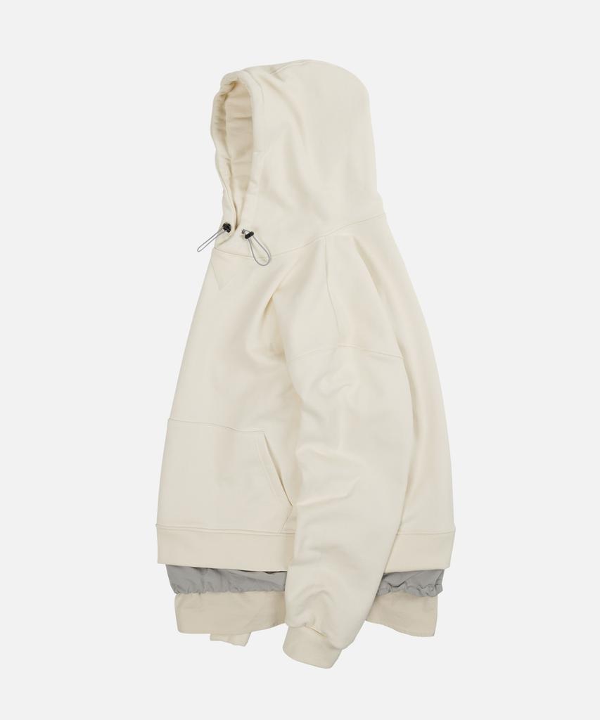 Double Layered Hoody _ Ivory