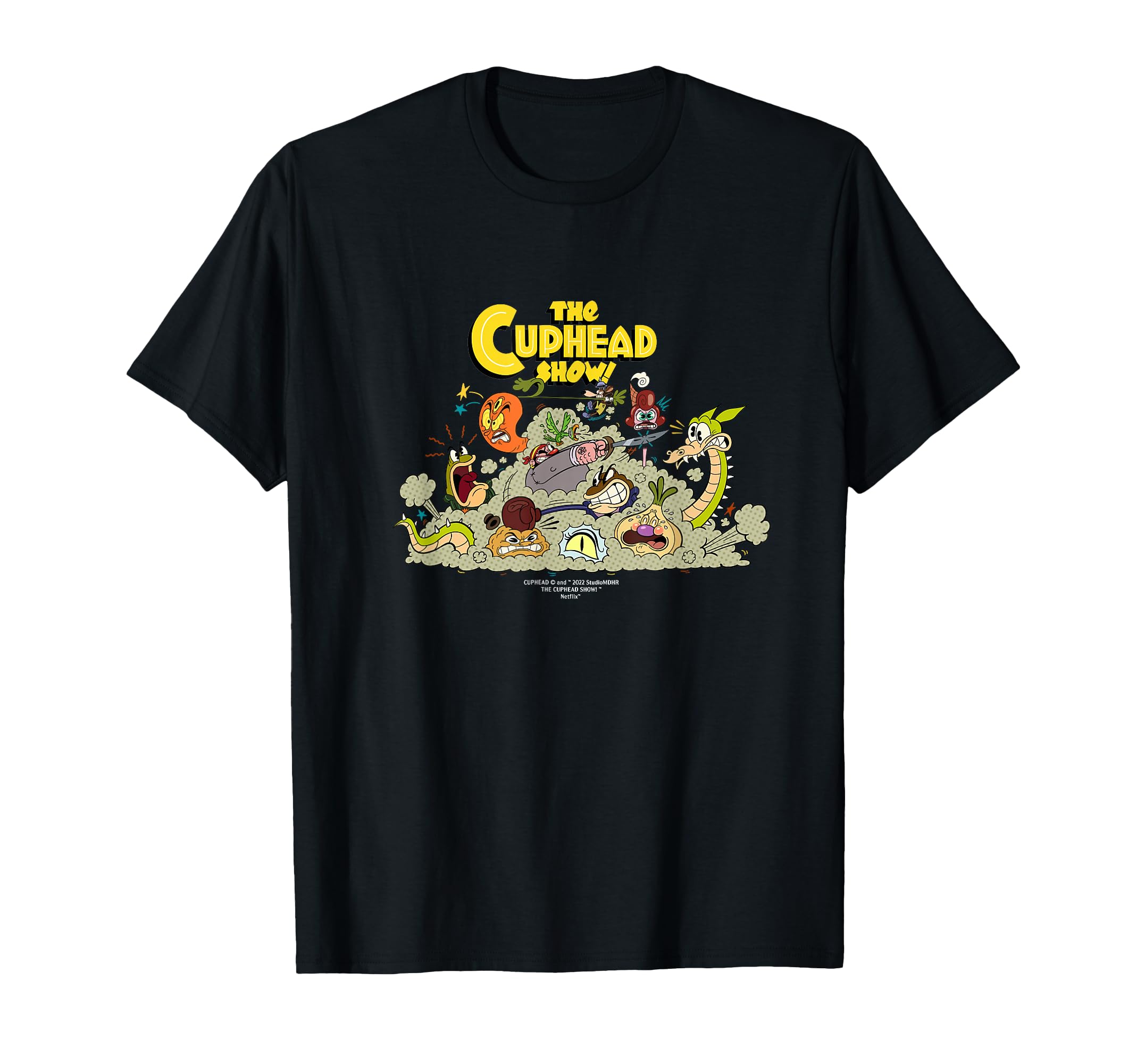Cuphead Show! Boss Fight Graphic T-Shirt
