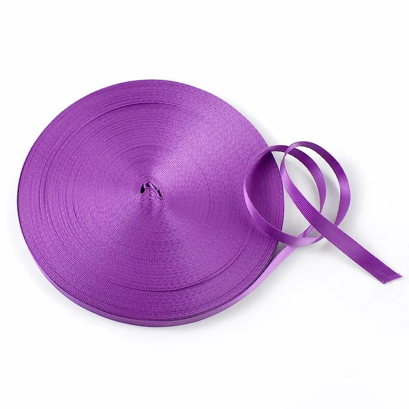 Meetee 45Meters 10mm Nylon Webbing Belt Straps Decorative Ribbon Band Lanyards Bias Binding Tape DIY Handmade Sewing Accessories