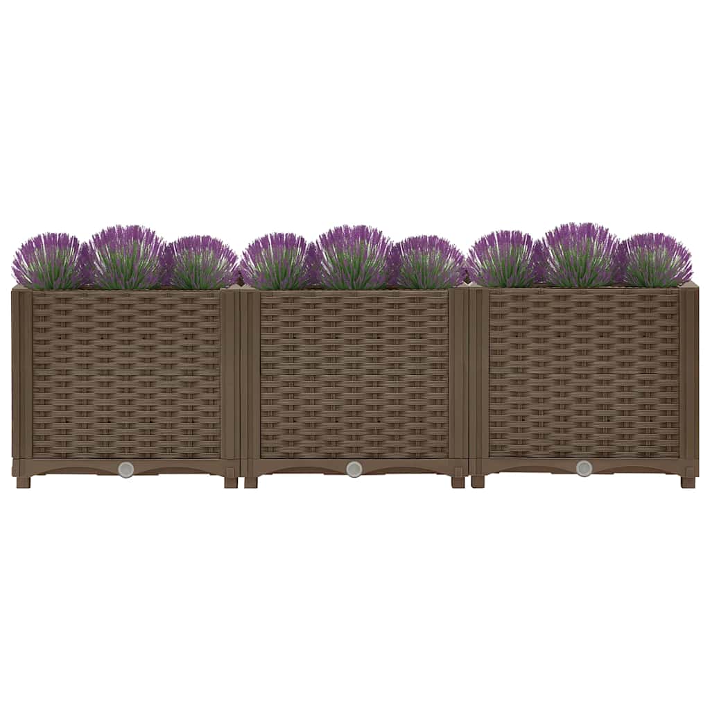 Vidaxl Raised Garden Bed, 120X40X38 Cm, Polypropylene