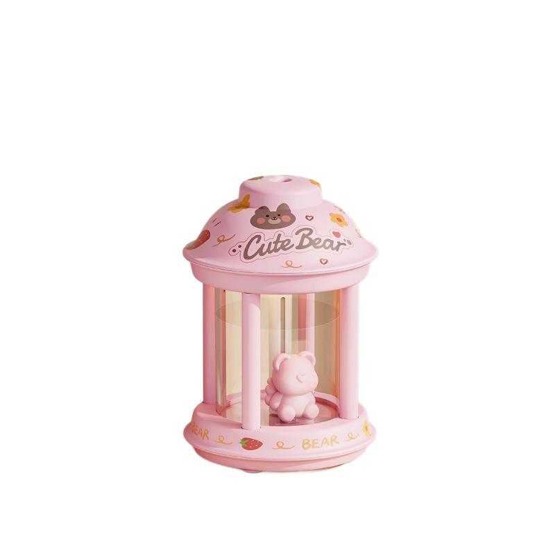 New Mini Humidifier for Desk - USB Portable Humidifier with Mood Light Small Room & Dorm Decor Creative Gift Idea