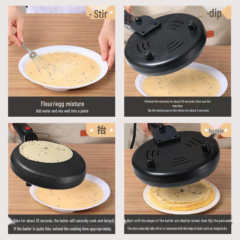 Macchina automatica per crêpes e pancake con controllo della temperatura