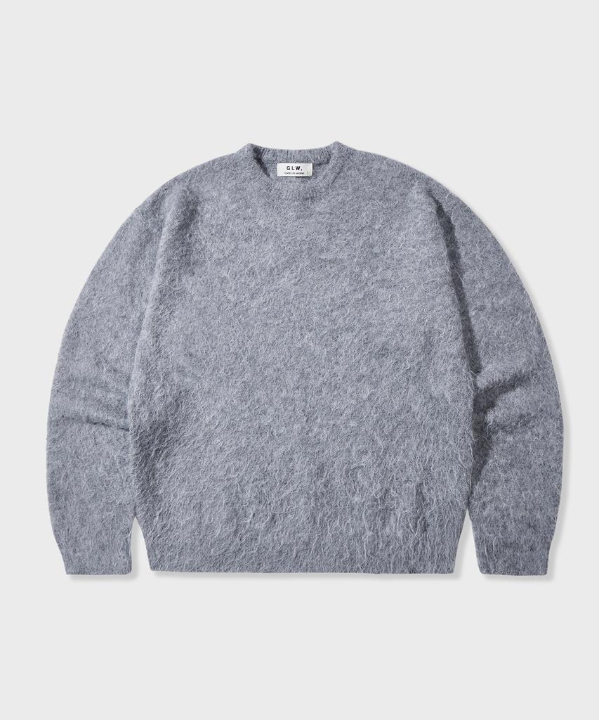GLW Oversized Brushed Knit Grey