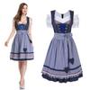 Stylish Women's Oktoberfest Trachten Dirndl Traditional Dress With Floral Pattern And Apron