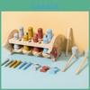 Wooden Fishing And Groundhog Children Puzzle Toys For Early Childhood Learning