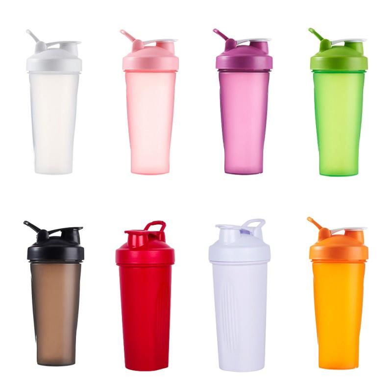 Customized Logo Pp Sports Shaker Bottle 600ml Fitness Portable Water Bottle