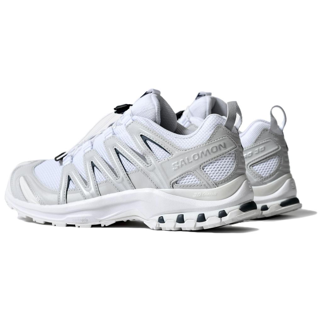 Salomon XA Pro 3D White Grey Violet Unisex Sneakers Footwear-Silver L47577700
