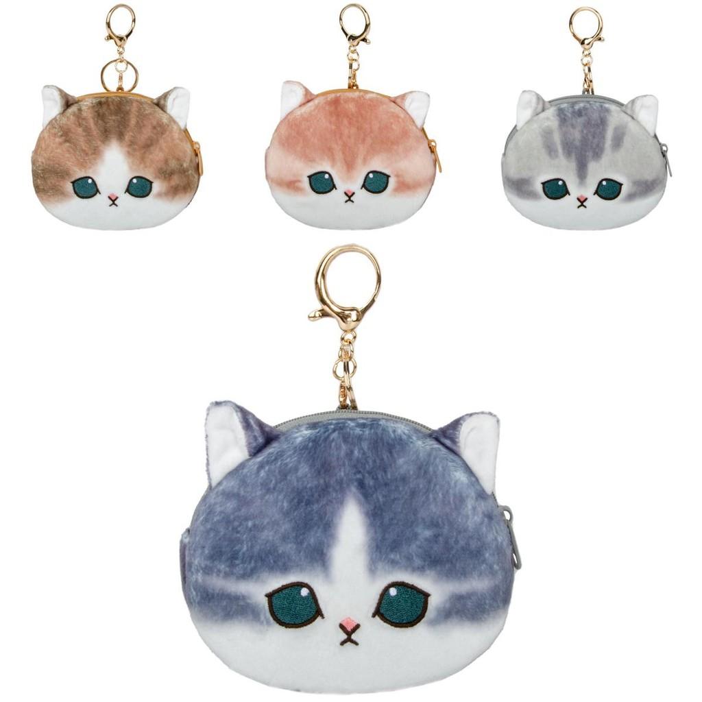 Cartoon Mofusand Shark Cat Headphone Bag Wallet Animal Pendantwith Pp Cotton