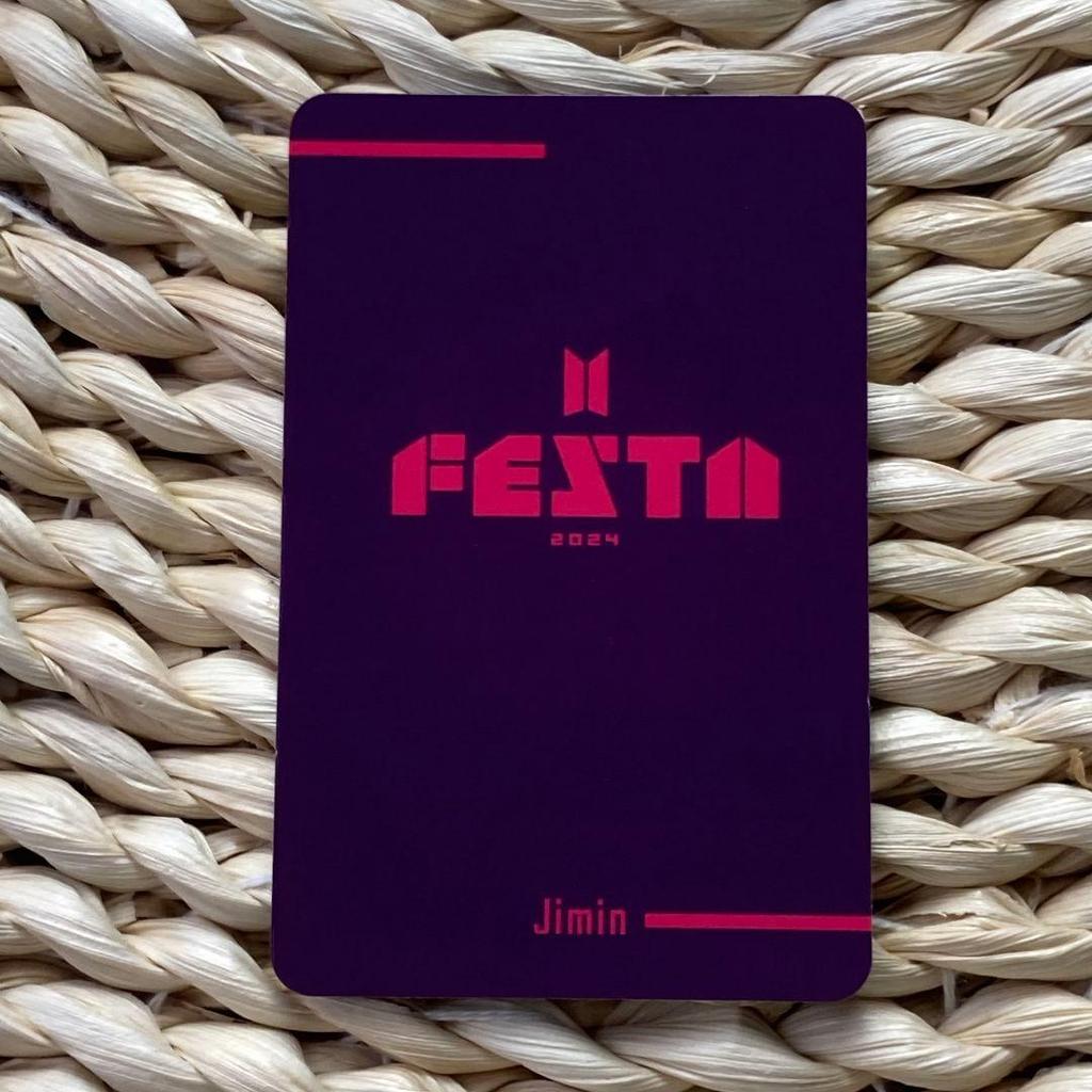 [USED] BTS 11th Anniversary 2024 FESTA ARMY ZONE Jimin Trading Card