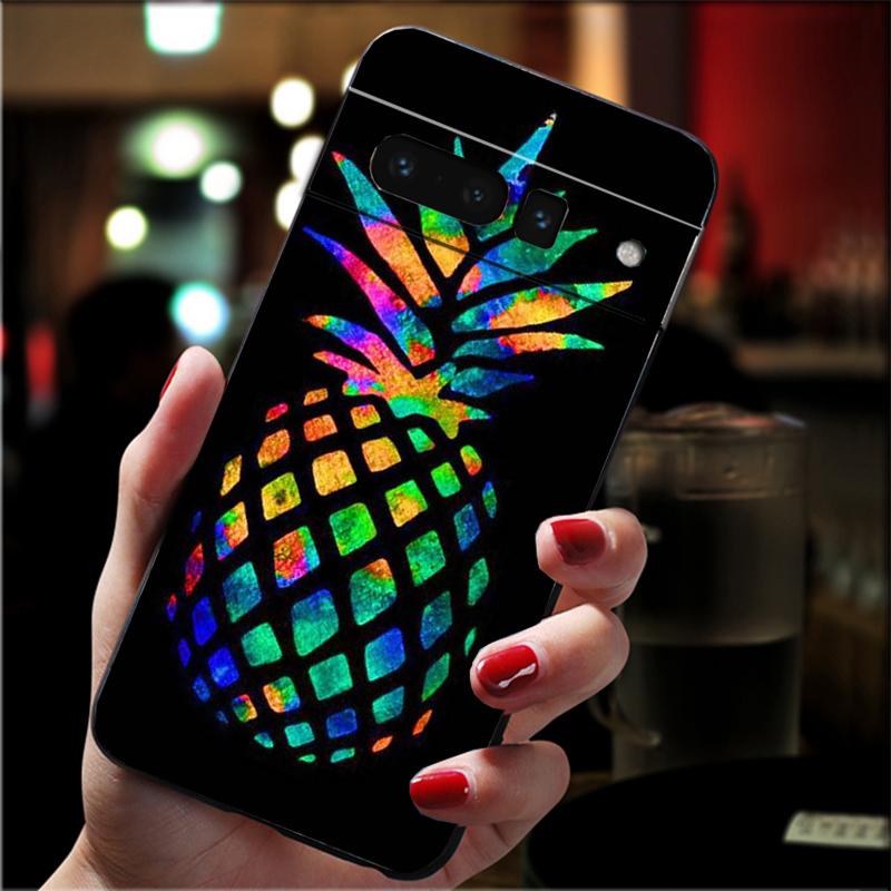 

Phone Case For Google Pixel 10 9 Pro XL 9A 8 7 6 Pro Pixel 8A 7A 6A Pixel 8 7 6 5 Summer Pineapple Fruit Google Pixel 7a