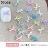 Mixed Cute Mini Colorful Resin Line Bowknot Bow Tie Ribbon Nail Art Decorations DIY Manicure Rhinestones Accessories