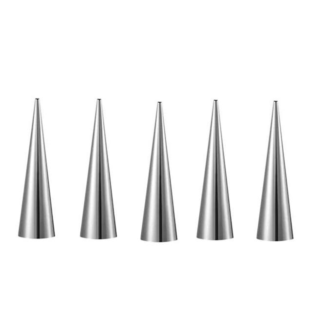 

5/10 шт. формочки для крема в форме рожка из нержавеющей стали трубчатая конусная форма для выпечки конусов в форме рожка рулет для выпечки печенья кухонный инструмент для десерта