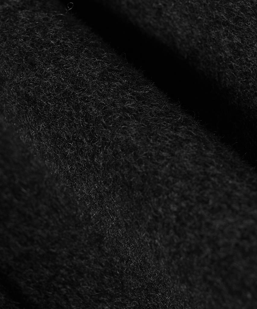 EUGGEN Cashmere Balmacaan Robe Coat_Black