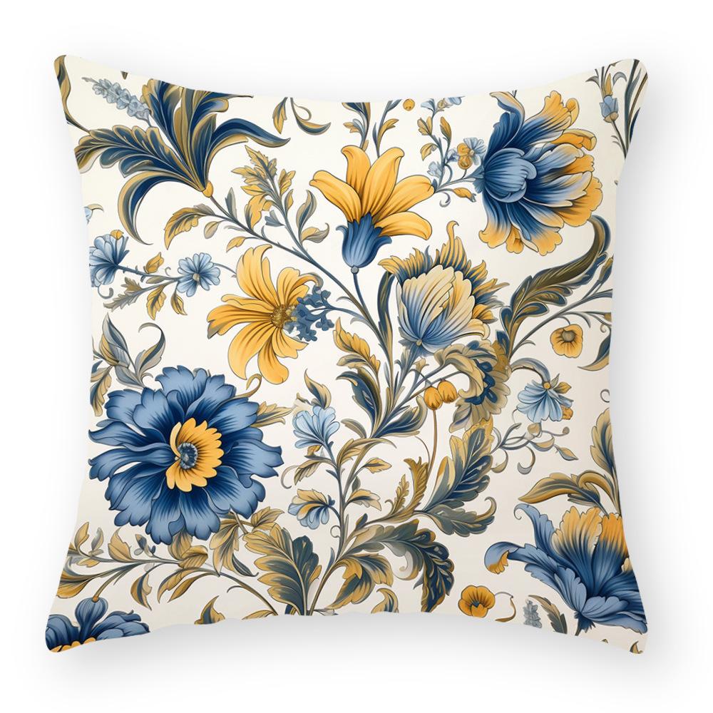 New Oil Painting Series Pillowcases, Flower Pillowcases, Sofa Decoration Pillows, Bedside Cushions
