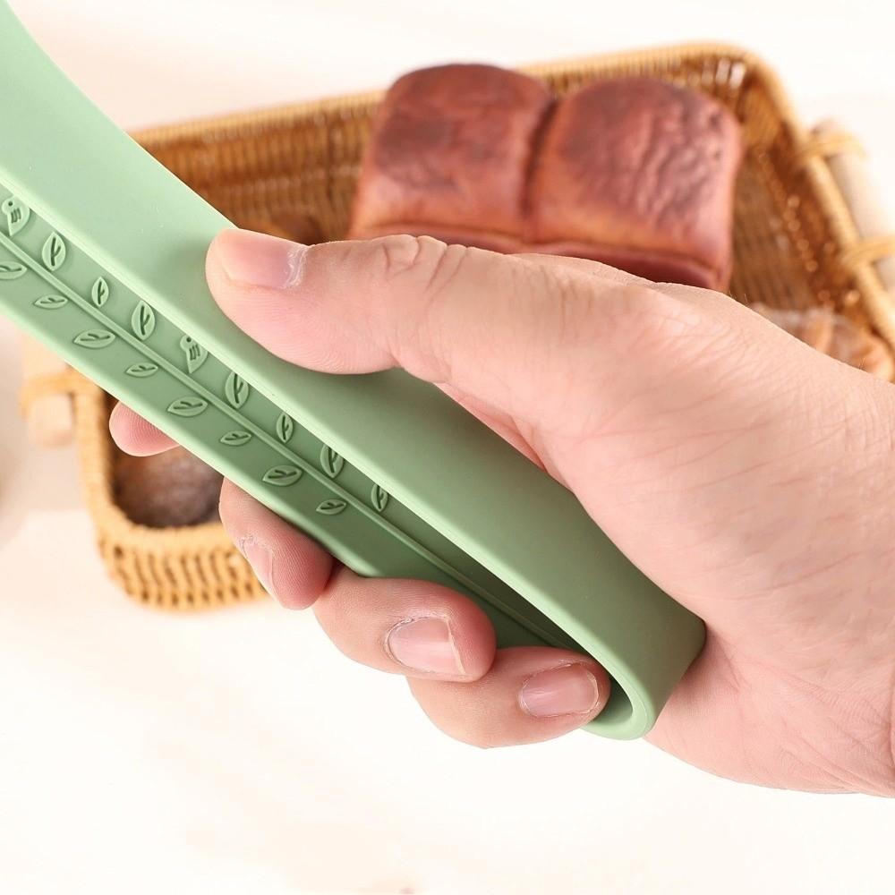 High-Temperature Resistant Silicone Food Tongs Non-Slip Kitchen Tongs Barbecue Clips  Sandwich
