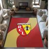 Lens FC Soccer Football Pattern Soft Area Rug Non Slip Indoor Floor Carpet Sports Decor Mat for Bedroom