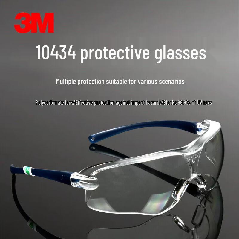 3M 10434 Anti-Fog Safety Goggles 10-Pack
