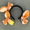 3 Designs, Neues Eichhörnchen Plüschtier, Haarschmuck Stofftier SPIELZEUG PUPPE
