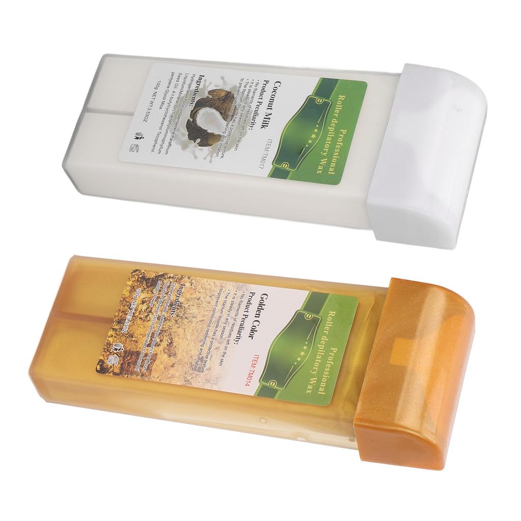 Enthaarungs-Roll-on-Wachs-Nachfüllung für Männer und Frauen, sichere, milde Haarentfernungs-Wachskartusche für Arme und Beine, 90 ml