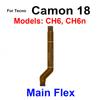 For Tecno Camon 18 19 20 30 30S P Pro Premier Main Flex Motherboard Flex Ribbon LCD Mainboard Connector Flex Cable Repair
