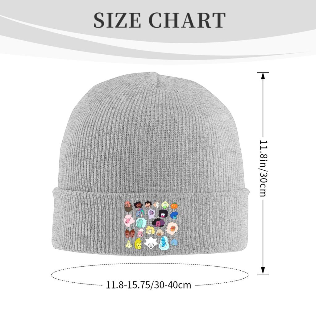 Steven Universe Heads  Warm Knitted Cap Winter Knit Bonnet Hat Skullies Beanies Hip Hop Caps for Unisex