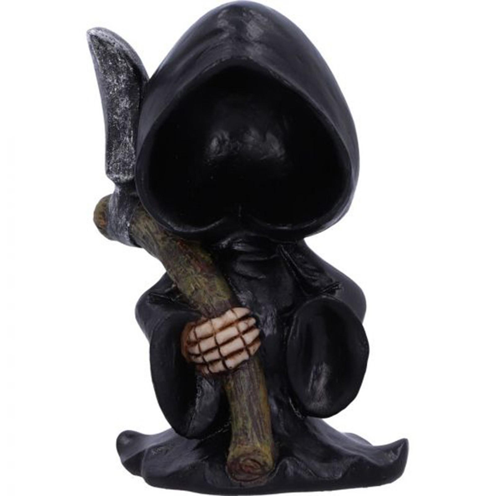 

Creative Bookshelf Decoration, Mysterious And Unique Black-clad Figure Ornaments, Halloween Statue Resin Home Decor Desktop Small Ornament One Size