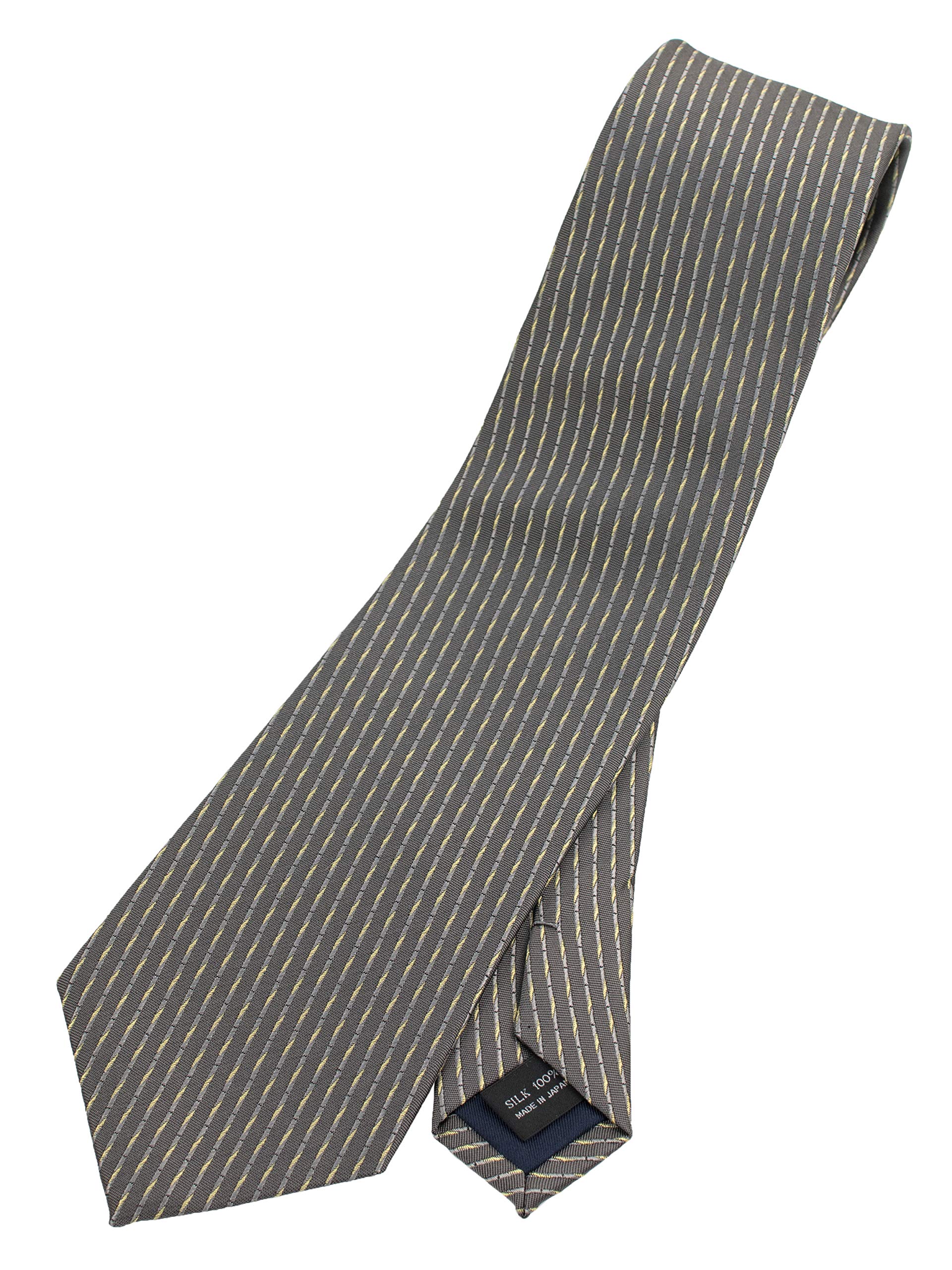 

Business Made in Twisted Tie Pin Pattern [TAVARAT] Men s Necktie, 100% Silk, Japan, (Gray) сірий колір